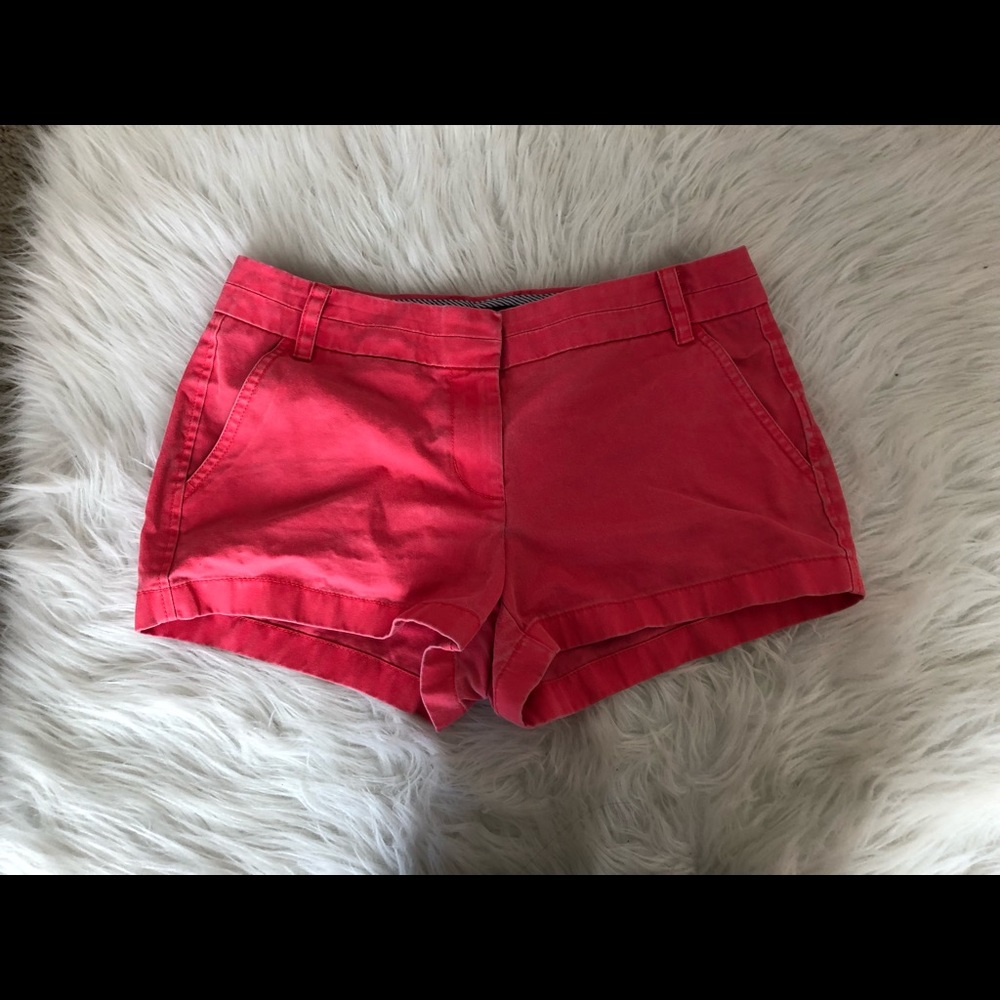 J. Crew Mossino Shorts in Hot Pink size 9